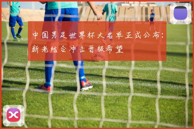中国男足世界杯大名单正式公布:新老结合冲击晋级希望